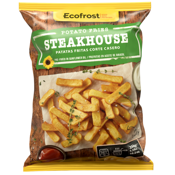 «ECOFROST» картофель фри в панировке с солью 9/18